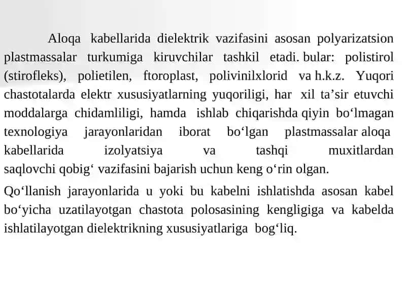 Kabel izolyatsiyasi 3
