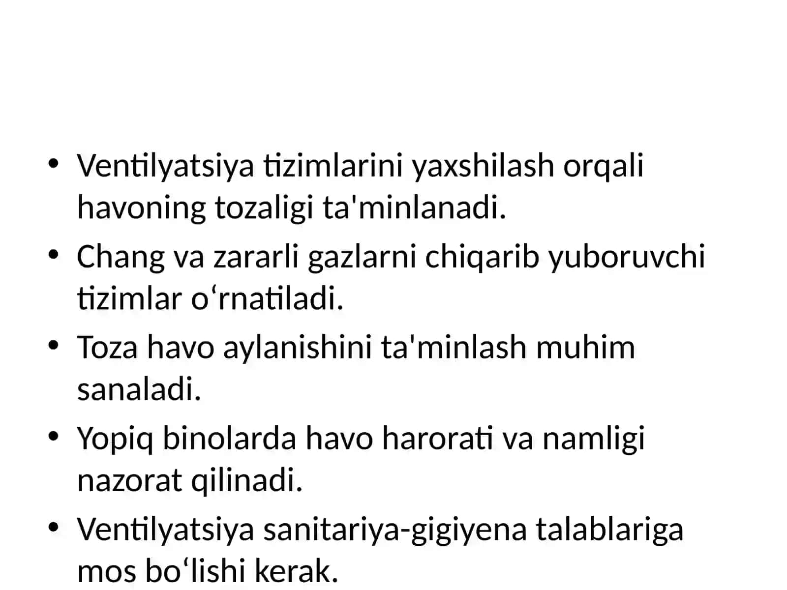 Ishlab chiqarish korxonalarida sog'lomlashtirish tadbirlari 3