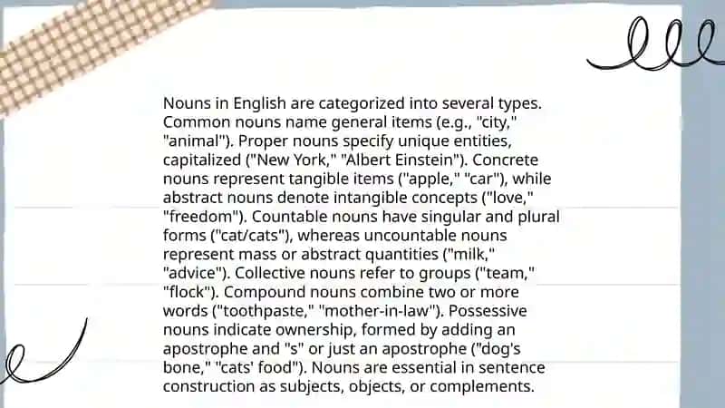 Types of Nouns 3