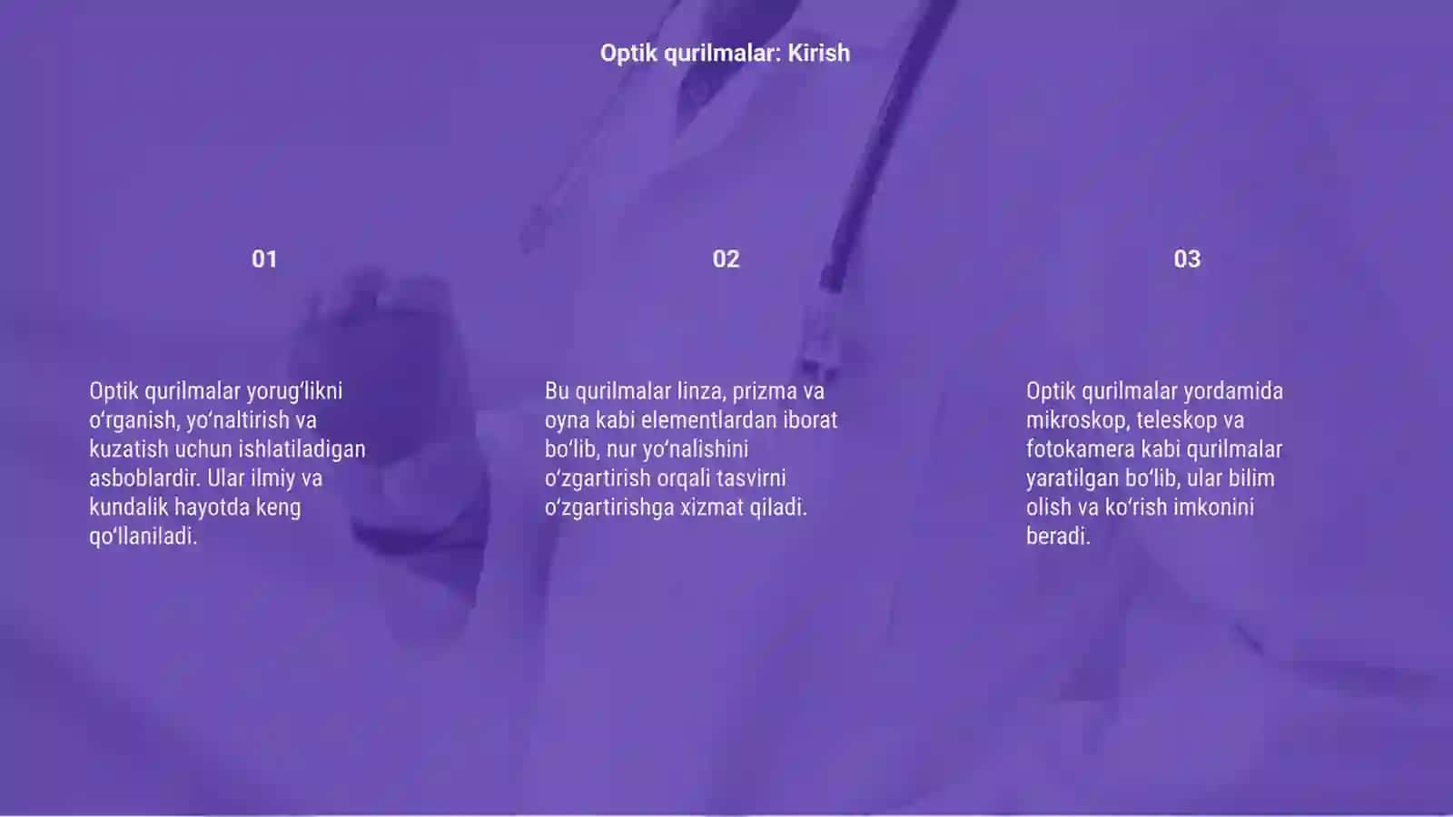 Optik qurilmalar 3