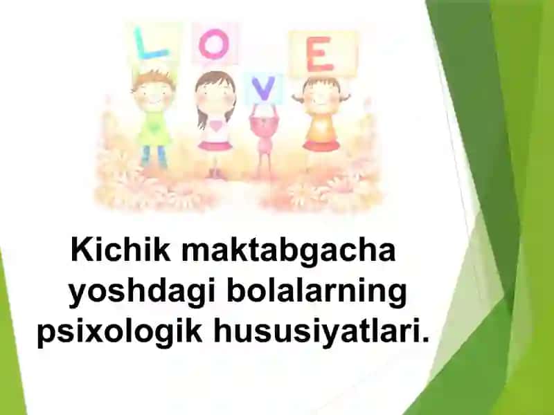 Maktabgacha yoshdagi  bolalar psixik rivojlanishi 3