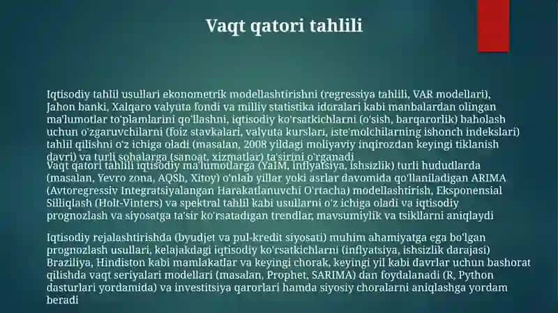 Iqtisodiy taxlilning metodi va usullari 3