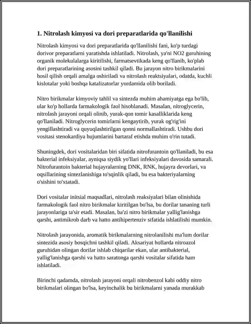 NITROLASH ASOSIDA OLINADIGAN DORI PREPARATLARI 3
