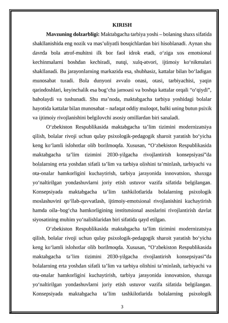 Maktabgacha tarbiya yoshida kattalar bilan munosabat 3