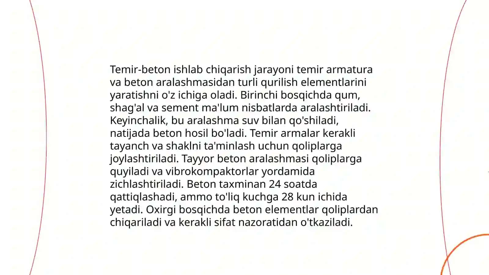 Temir-beton ishlab chiqarishga issiqlik sarifini hisoblash 3