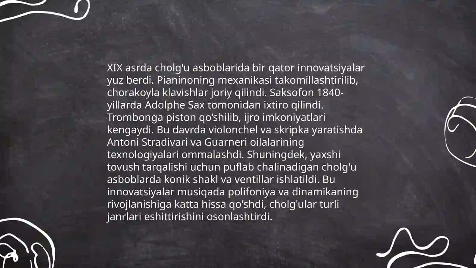 XIX-XX asrlarda musiqa cholg'ulari 3