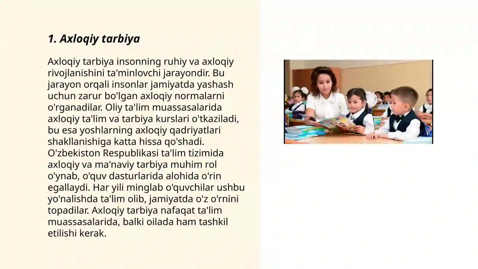 Boshlangʻich taʼlimda tarbiya turlari 3