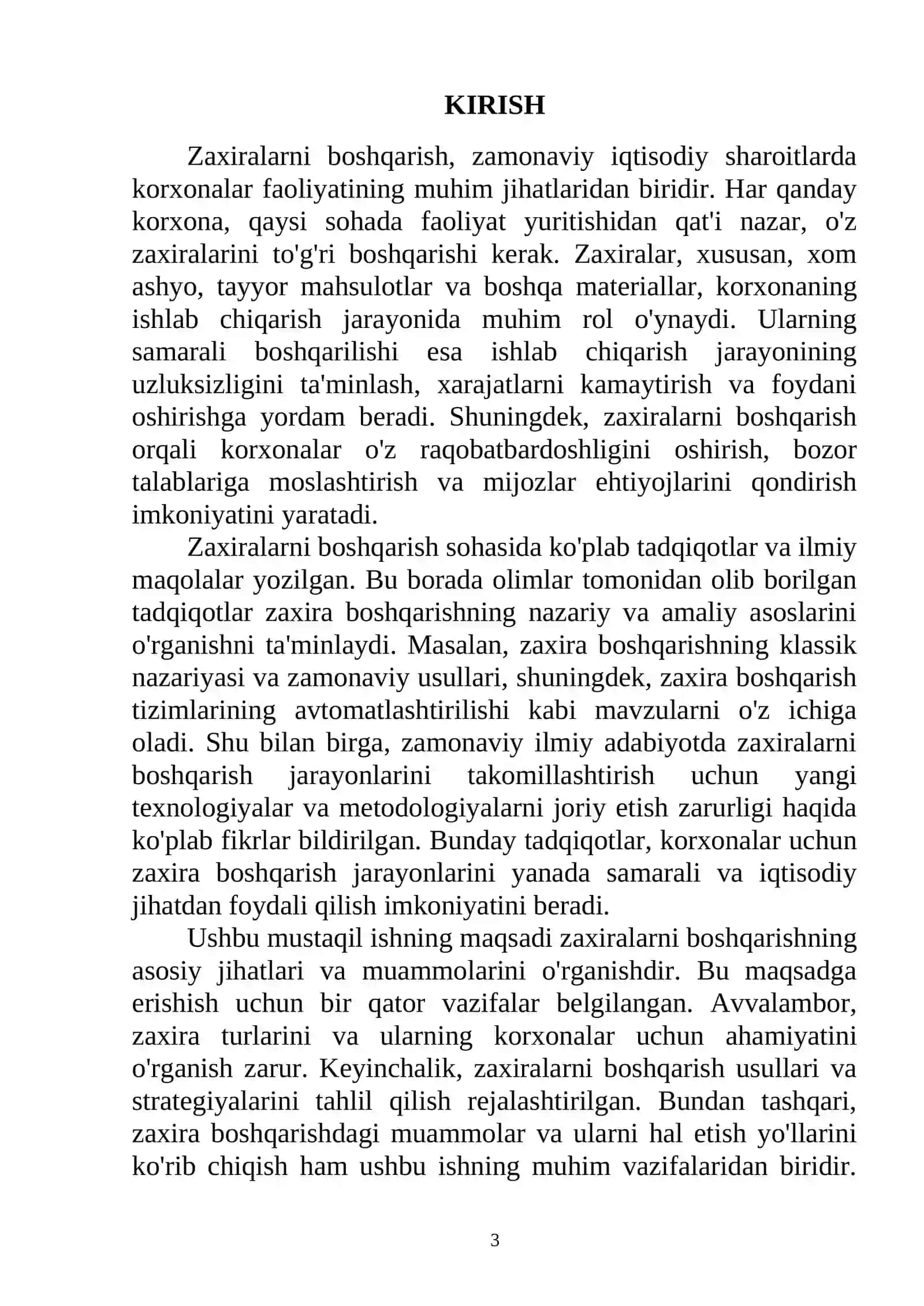 Zaxiralarni boshqarish 3