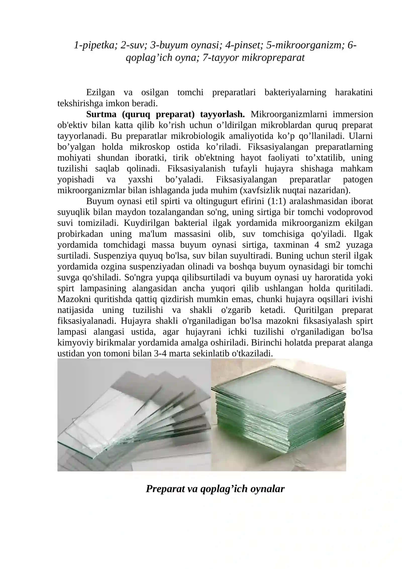 PREPARATLARNI TAYYORLASH VA BO’YASH USULLARI 3