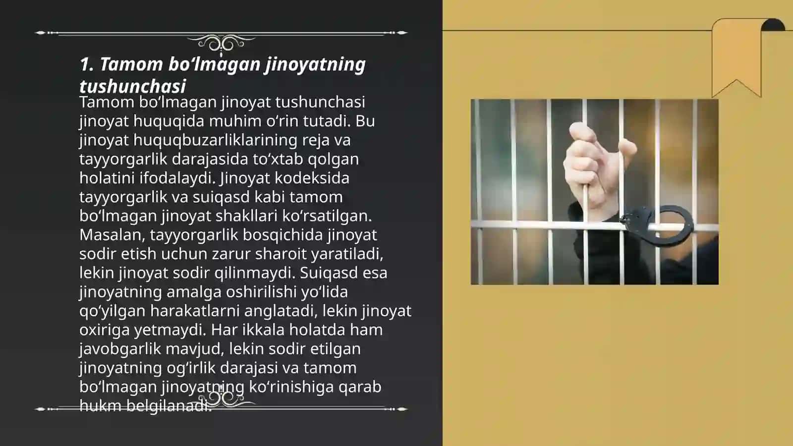 Tamom boʻlmagan jinoyat 3