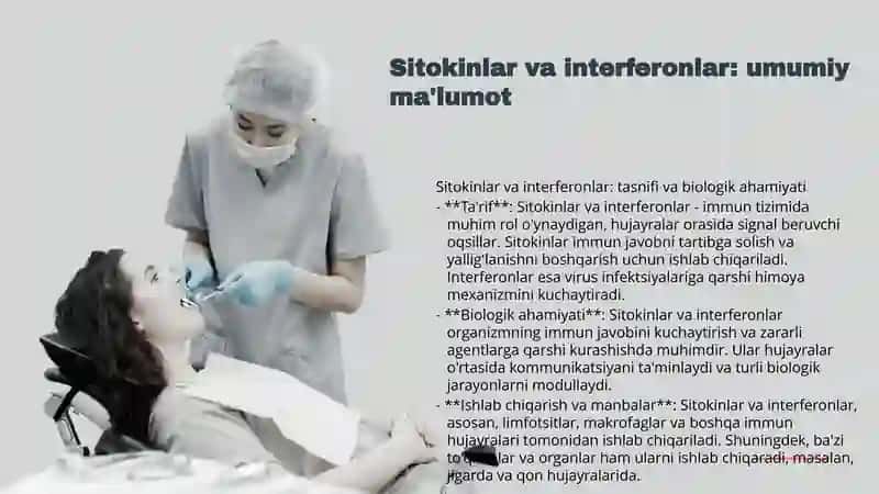 Sitokinlar,Interferon.Ularning tasnifi.Sitokin tarmogʻi 3