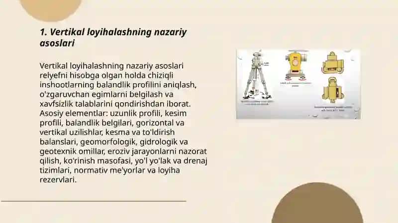 Vertikal loyixalash va relyefni shakillantirish 3