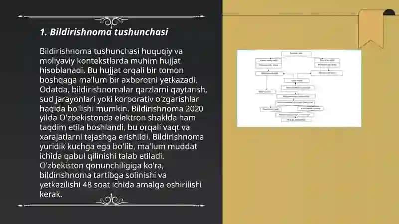 Bildirishnoma yozishni o'rganish 3