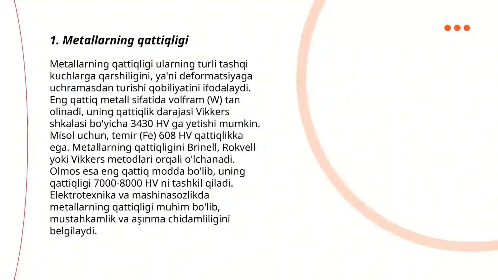Metallarning qattiqligi 3