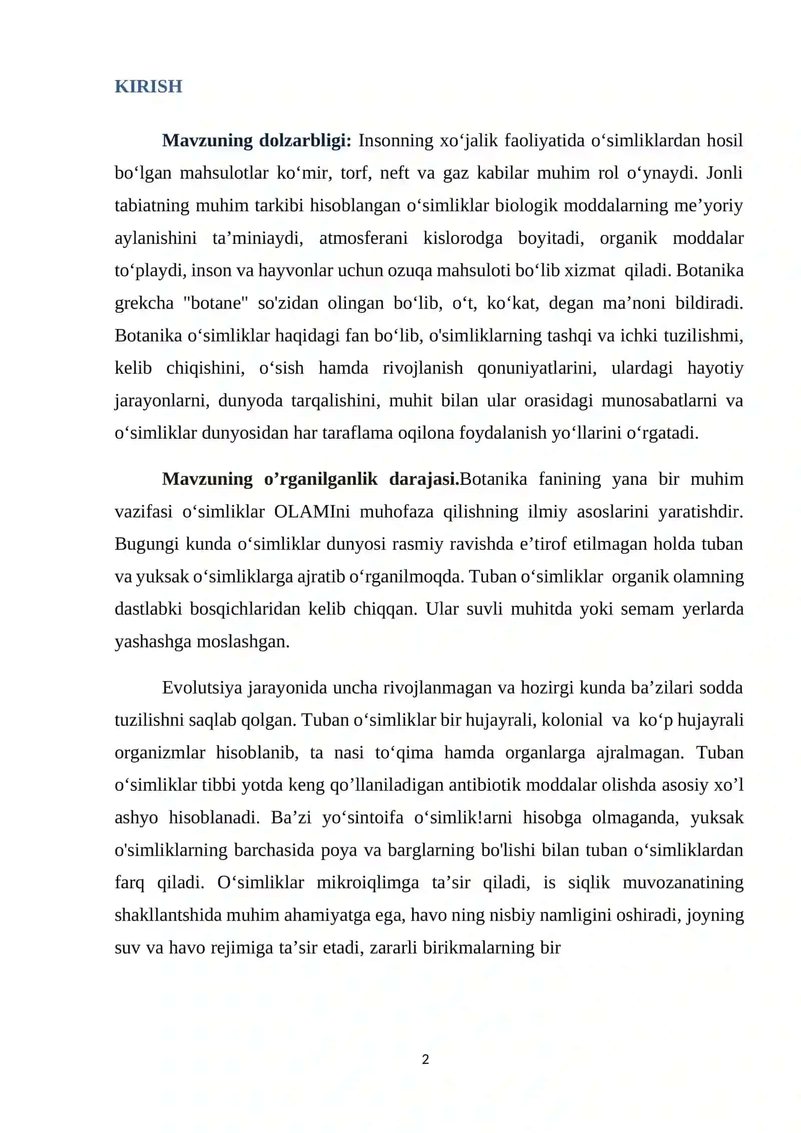 Qirqquloqtoifa o`simliklar bo`limi 3