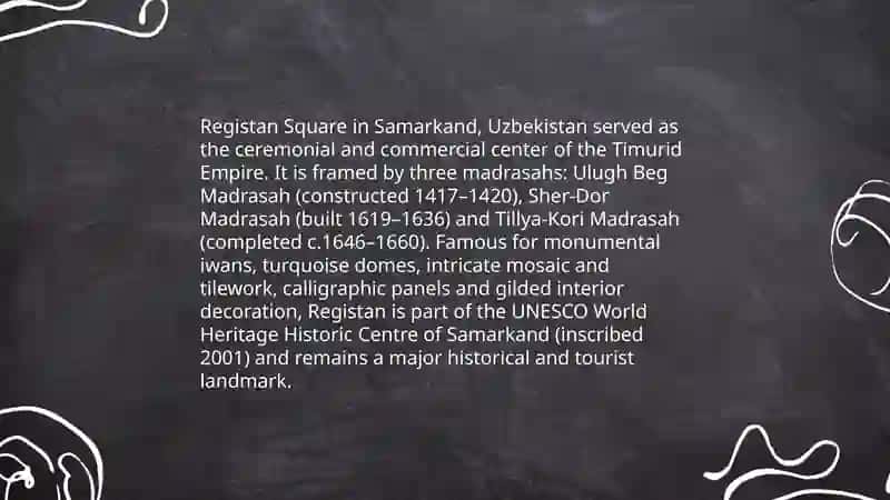 Historical and tourist places of Uzbekistan 3