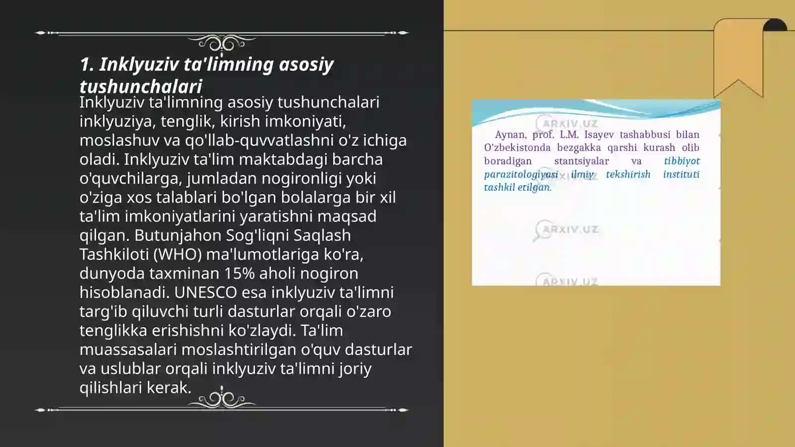 Inklyuziv Ta'limning Mazmun-Muhiyati, Maqsadi va Vazifalari 3