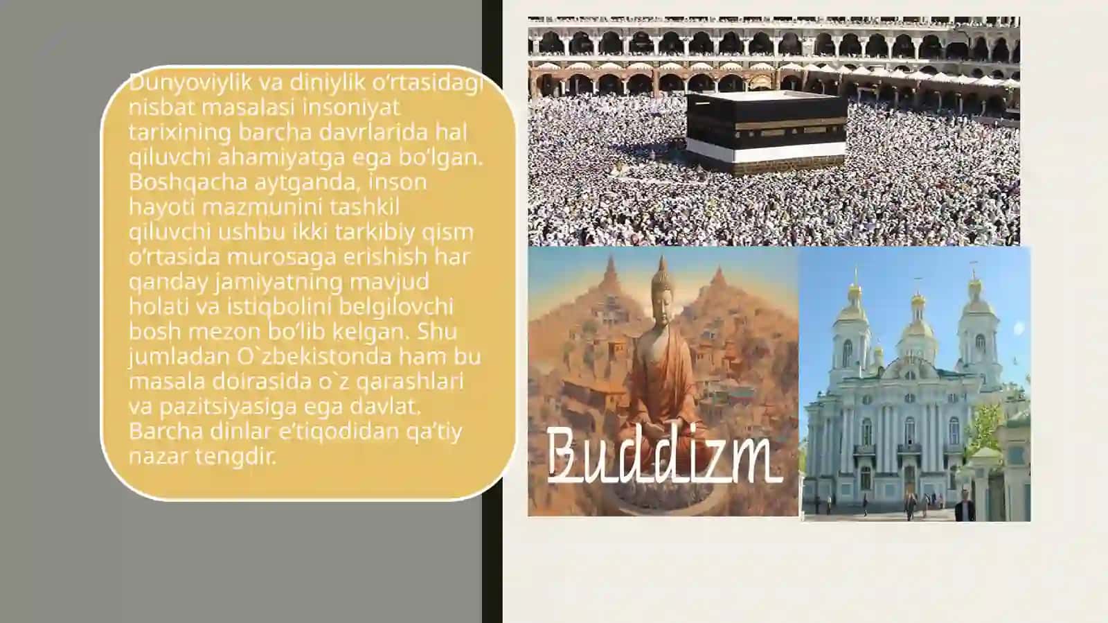 O`zbekistonda din va diniy tashkilotlar. 3