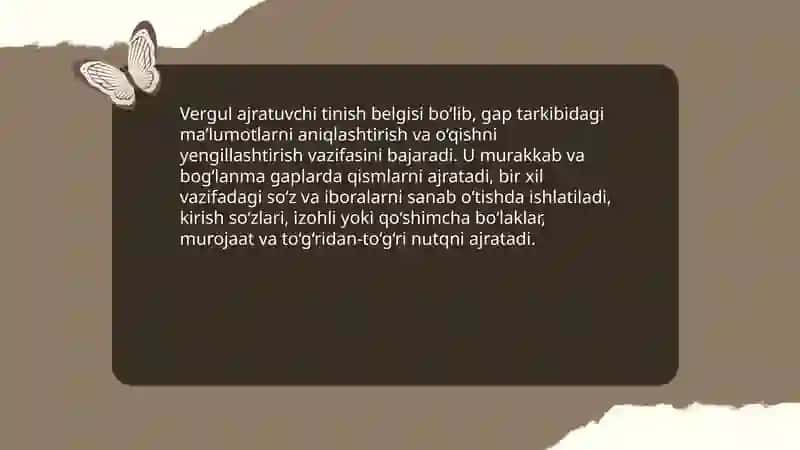 Ajratuvchi tinish belgilari 3