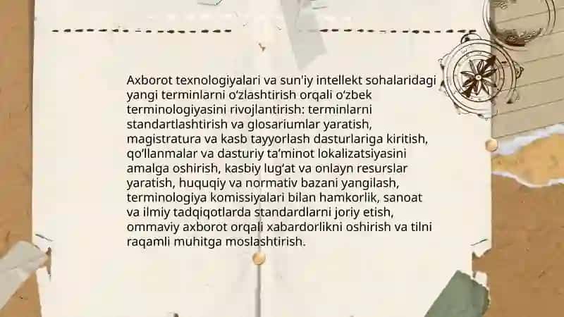 Axborot texnologiyalari va sun'iy intellekt sohalaridagi yangi terminlar 3