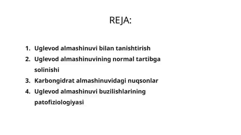 Uglevod almashinuvi 3