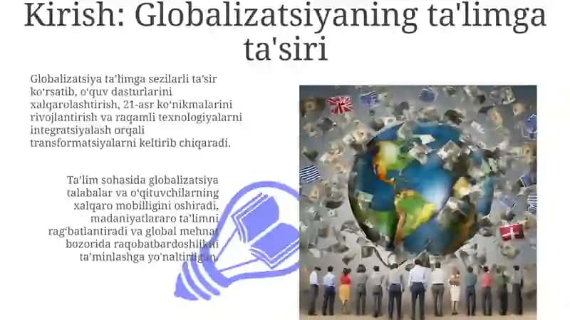 Tarbiyaviy jarayonlarga globallashuv jarayonlarining ta'siri 3