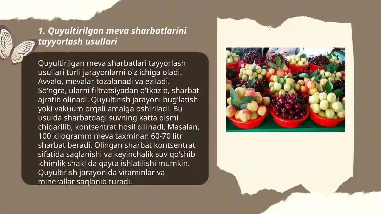 Quyultirilgan meva sharbatlari 3
