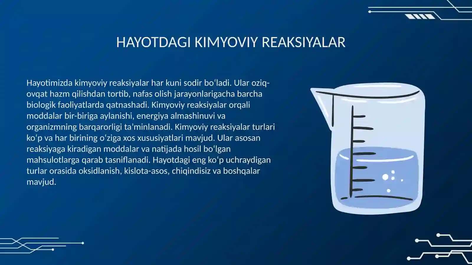 Kimyoviy reaksiyalar turlari 3