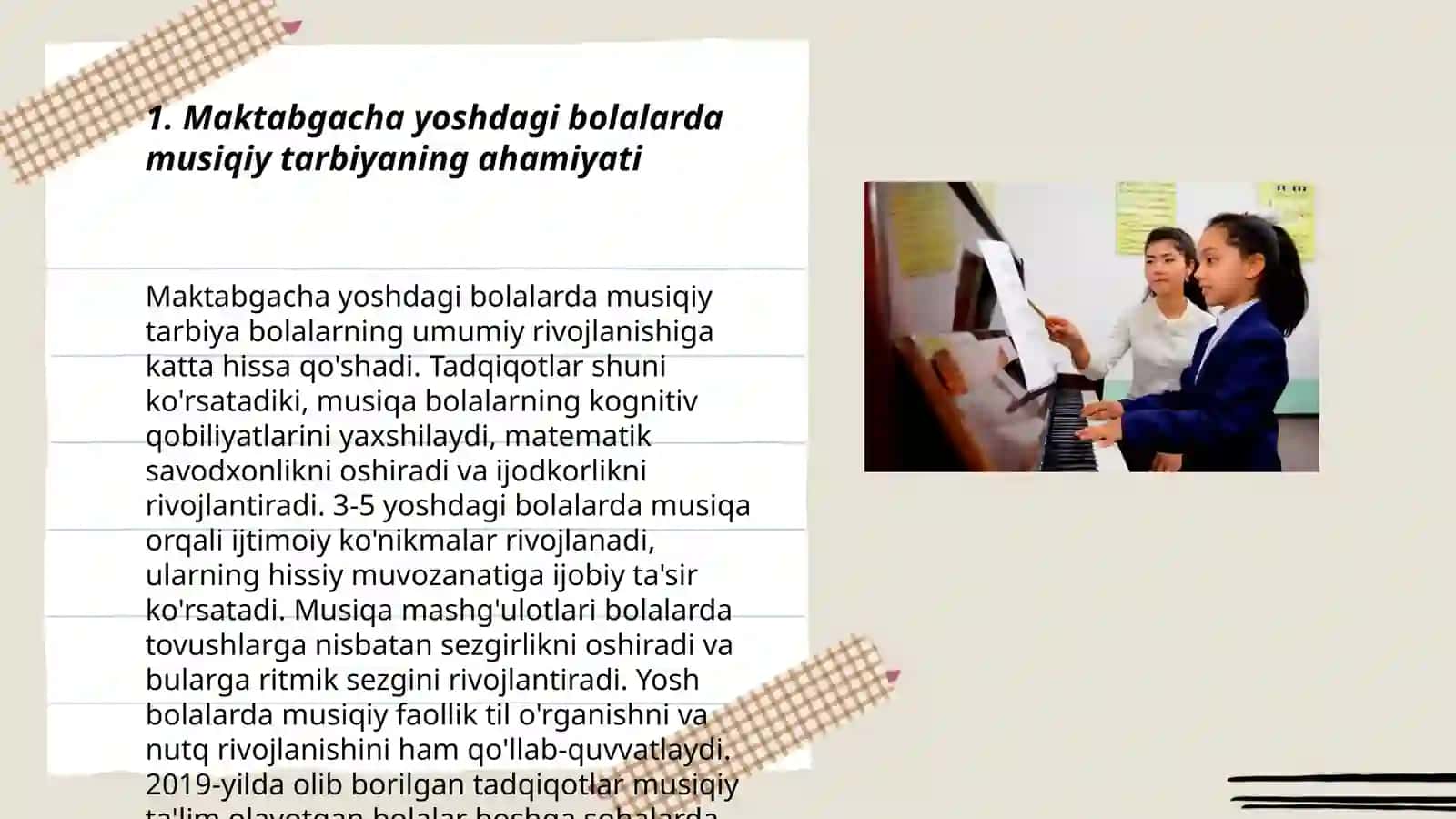 Maktabgacha yoshdagi bolalarga musiqiy tarbiya berish metodlari 3