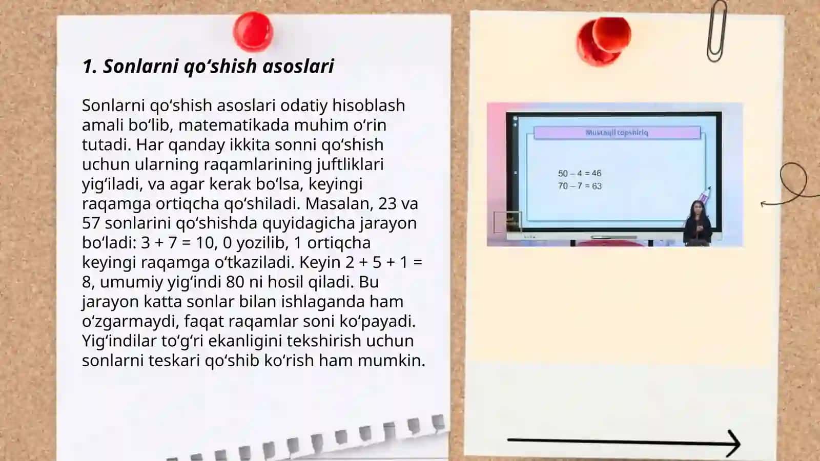 Sonlarni qoʻshish va ayirish 3
