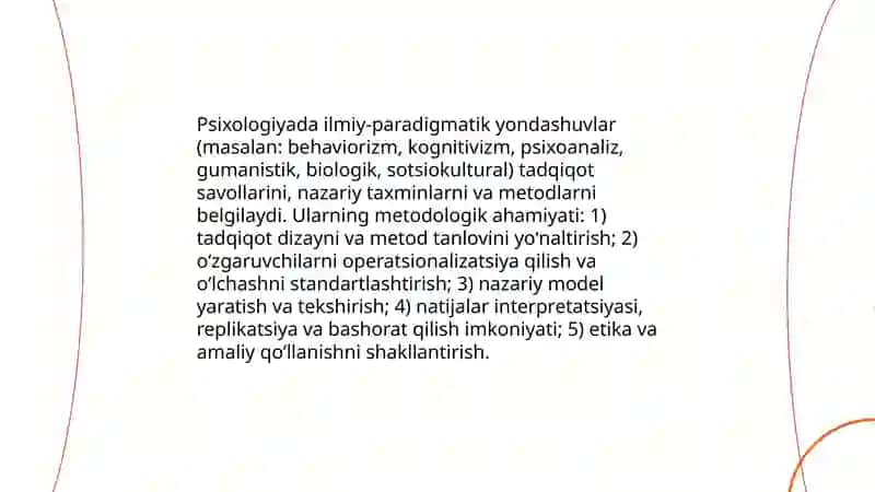 Psixologiyada ilmiy tadqiqotlarning metodologik asoslari 3