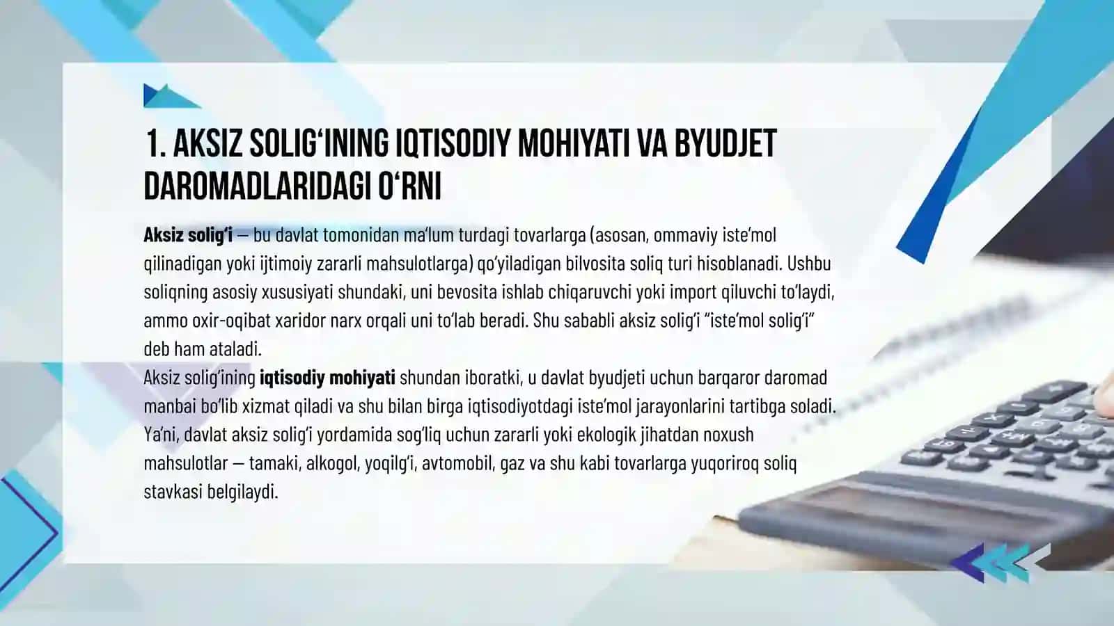 Aksiz solig‘i 3