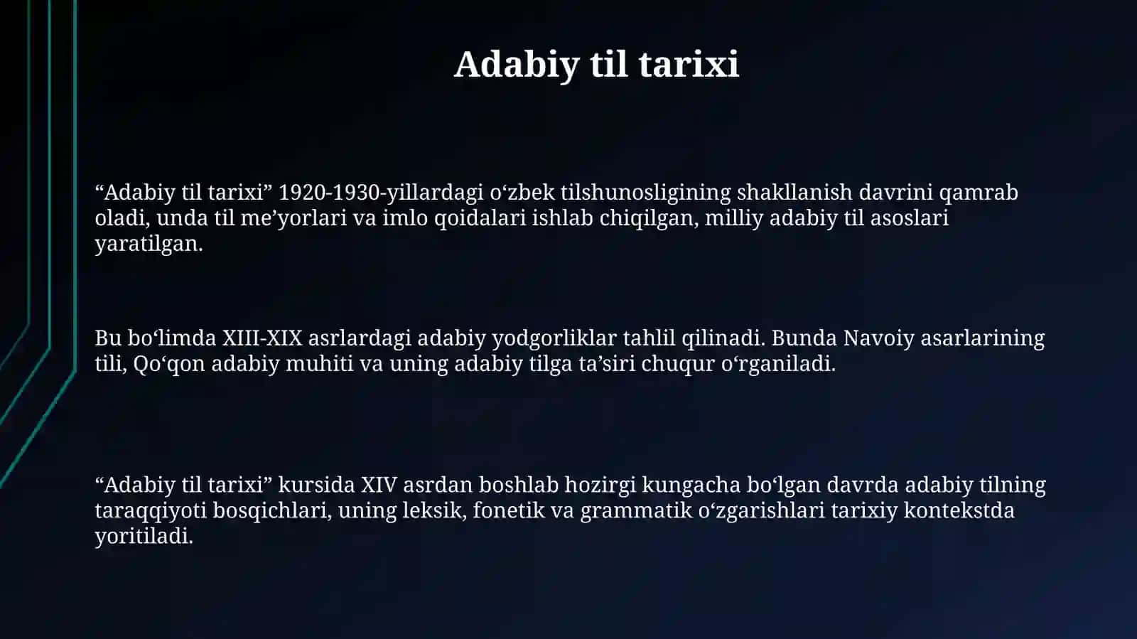 Hozirgi o‘zbek adabiy tili kursi 3