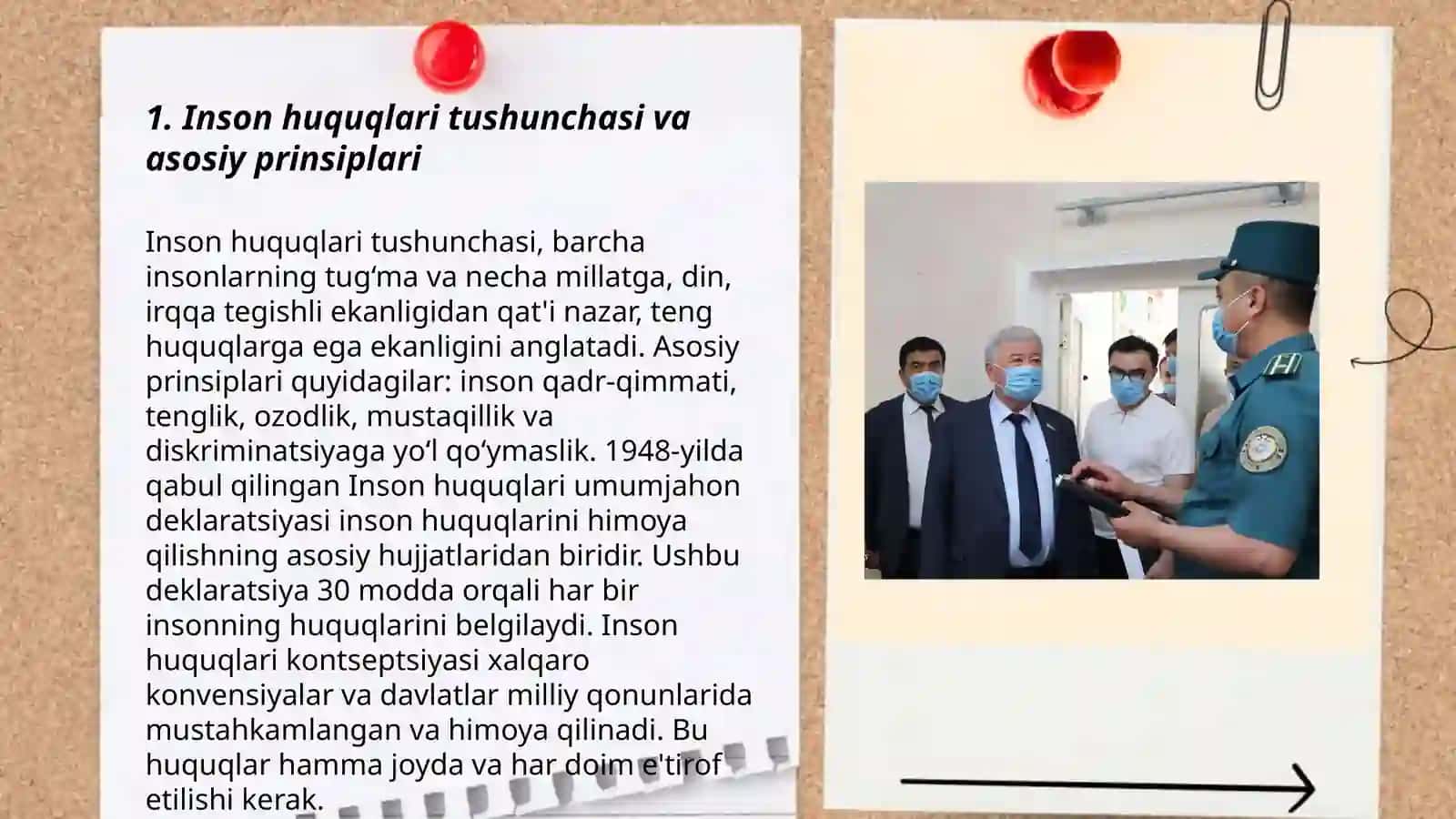 O'zbekistonda inson huquqlari va erkinliklari kafolatining yaratilishi 3