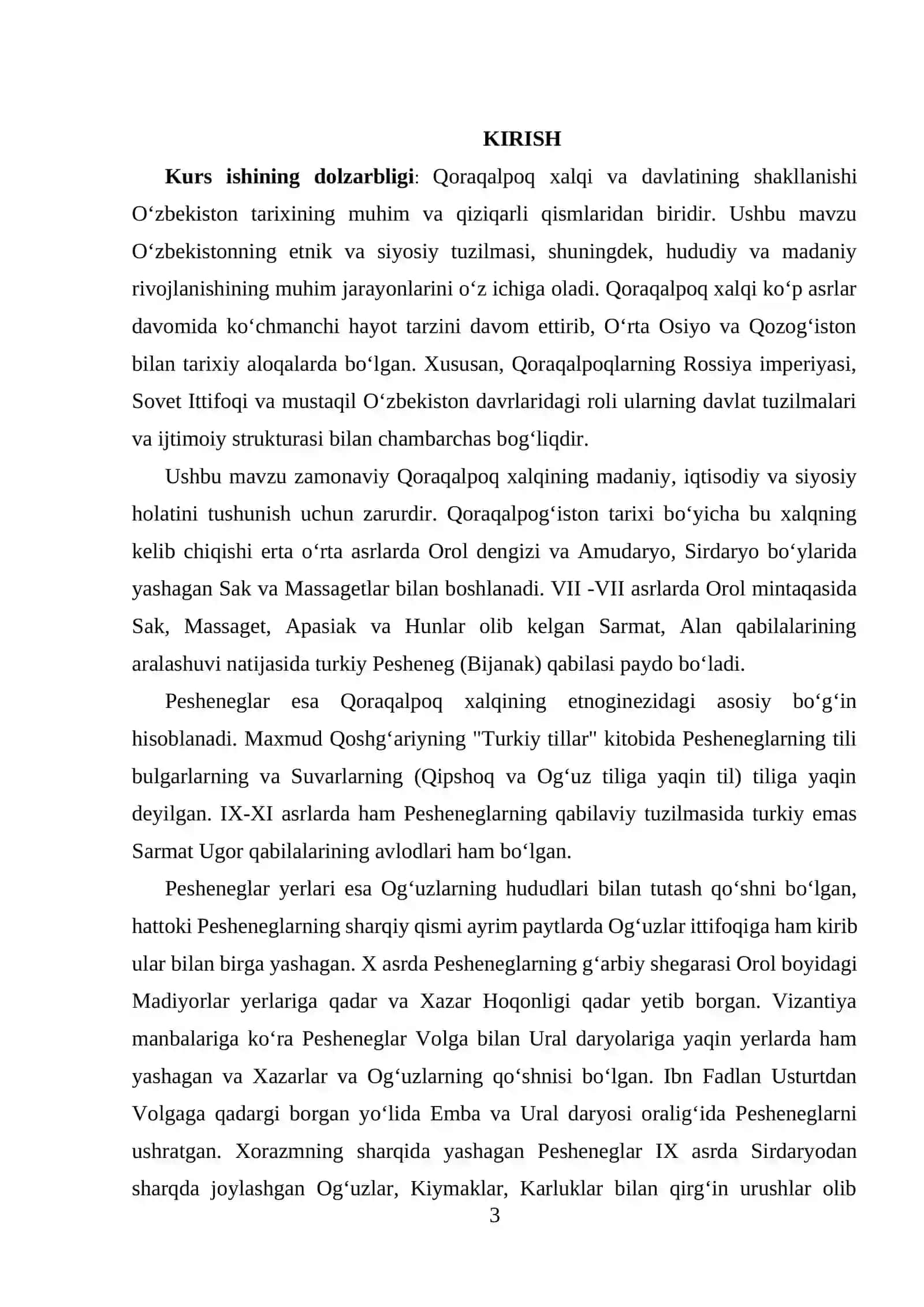 Qaraqolpoq xalqi va davlatining shakilanishi 3