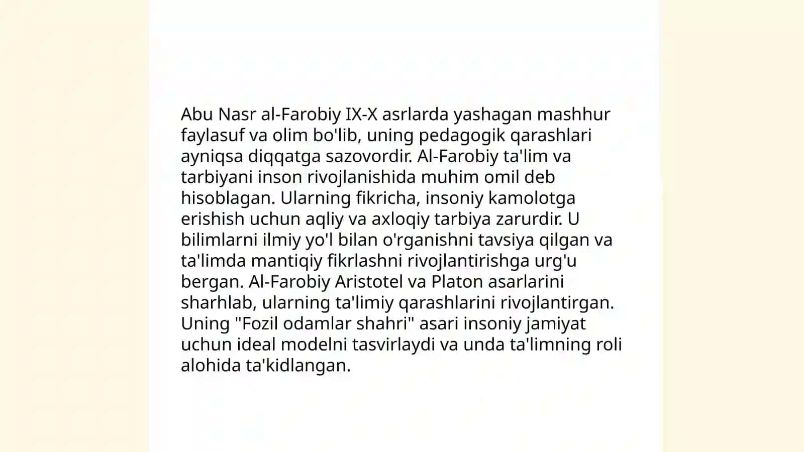 Abu Nasr al-Farobiy va uning pedagogik qarashlari 3