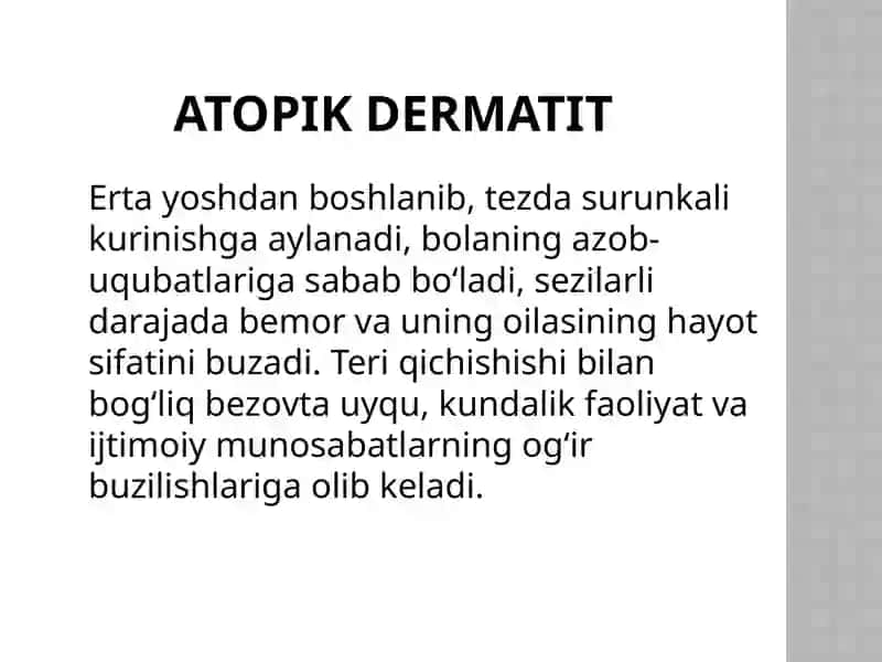 Atopik dermatit 3