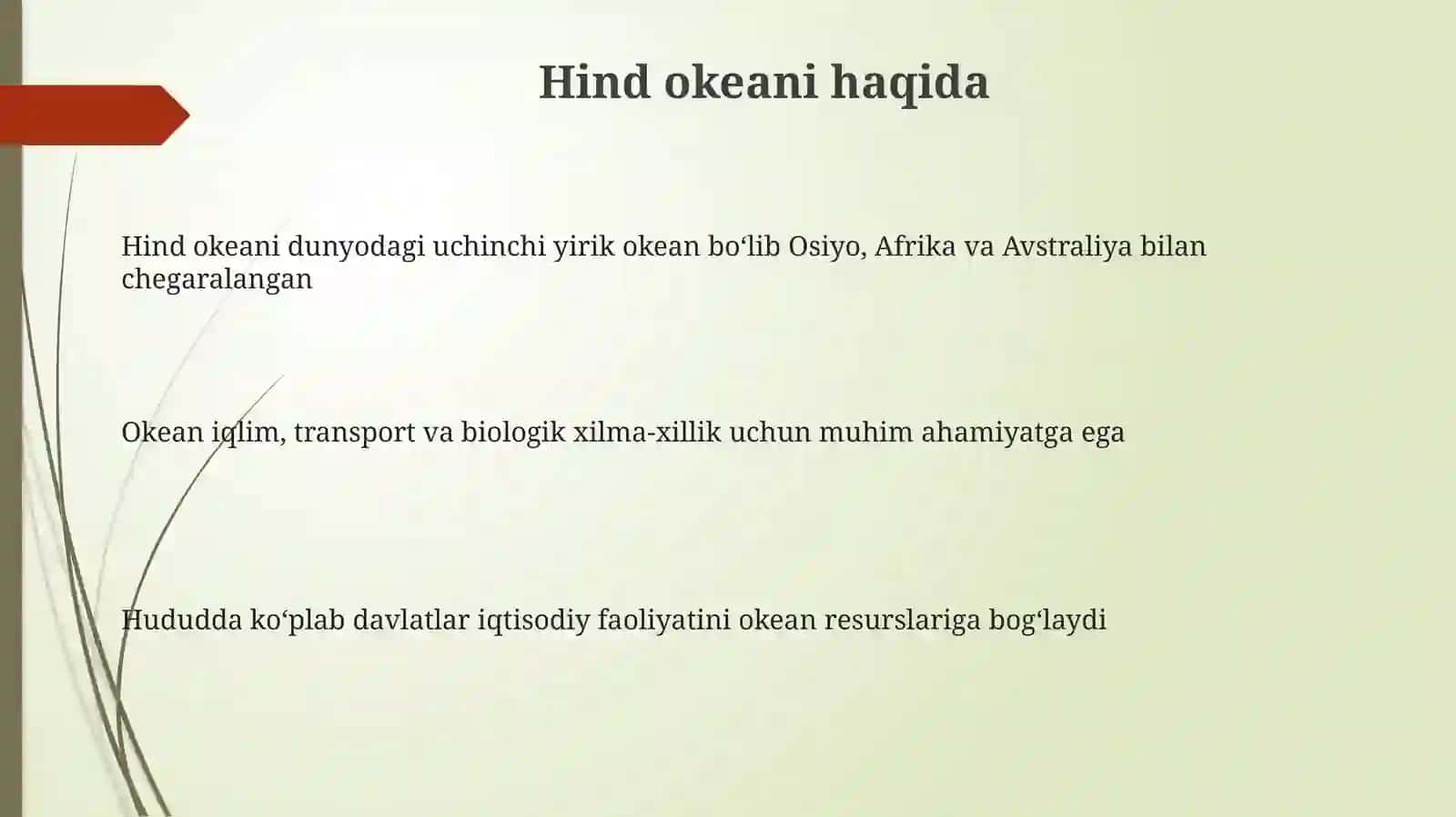 Hind okeani suv ifloslanishini olish masalalari 3