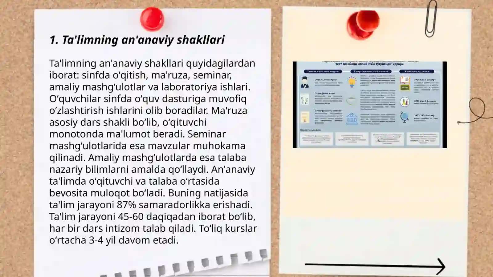 Ta'lim turlari va ta'lim tashkil etish shakllari 3