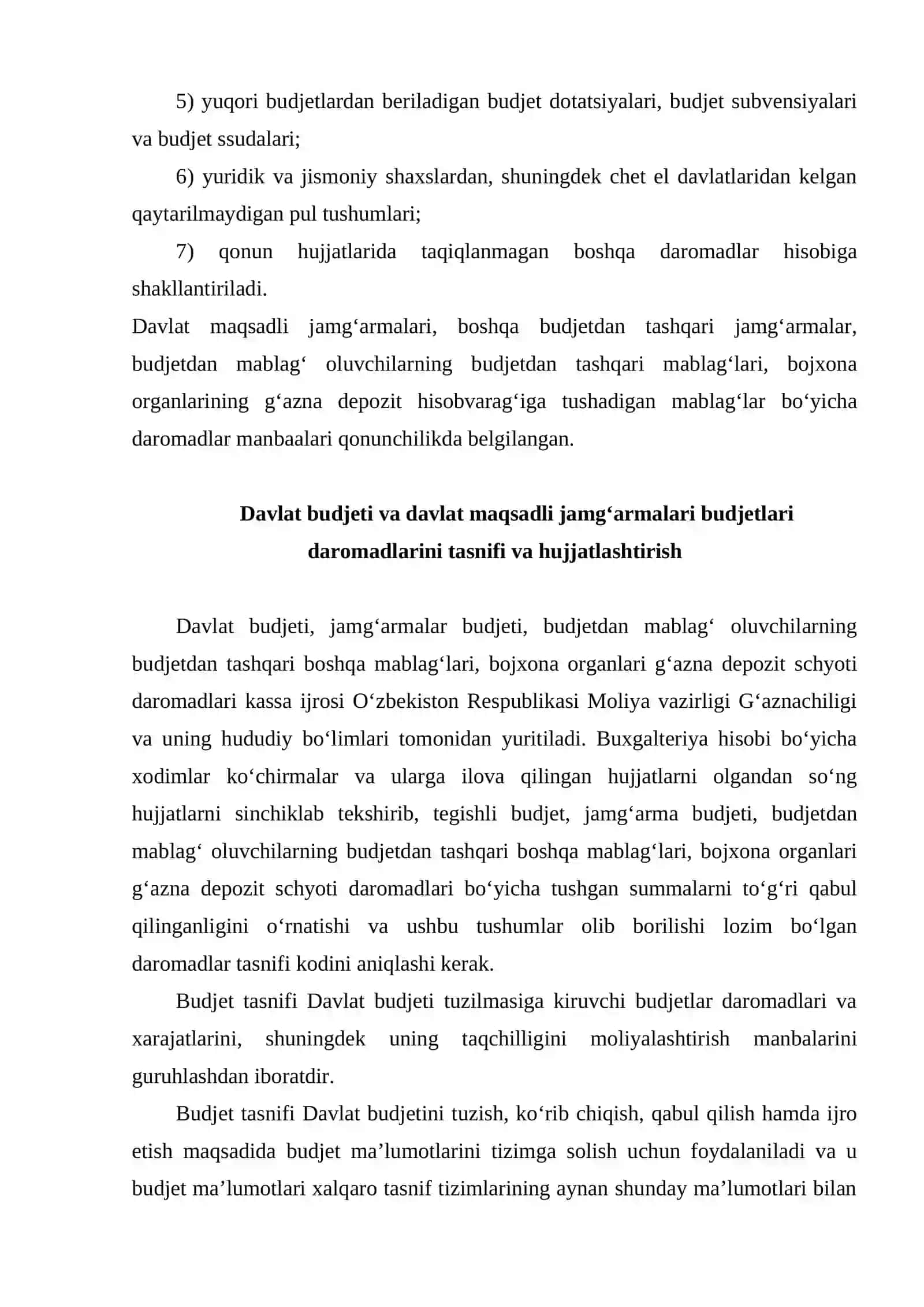 Davlat budjeti va davlat maqsadli jamg’armalari budjetlari daromad qismi ijrosi hisobi 3