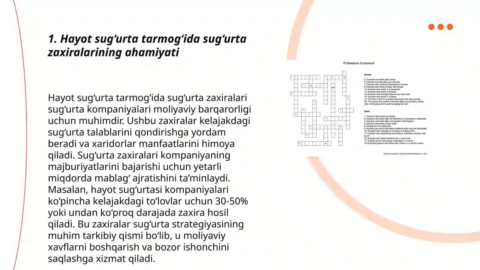 Sug‘urta zaxiralarini shakllanish mexanizmi va muammolari 3