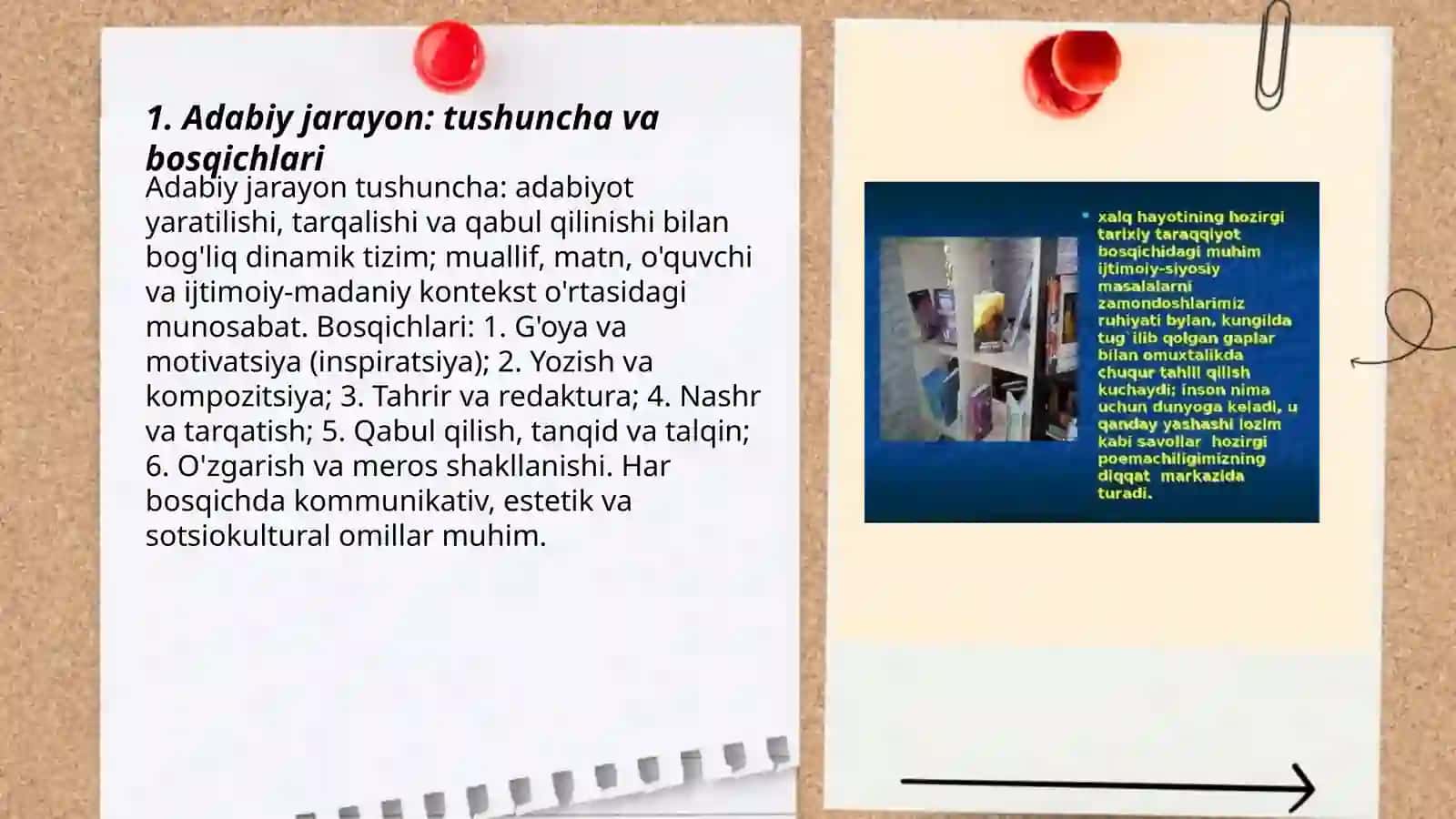 Adabiy jarayon ilodiy metod va oqimlar 3