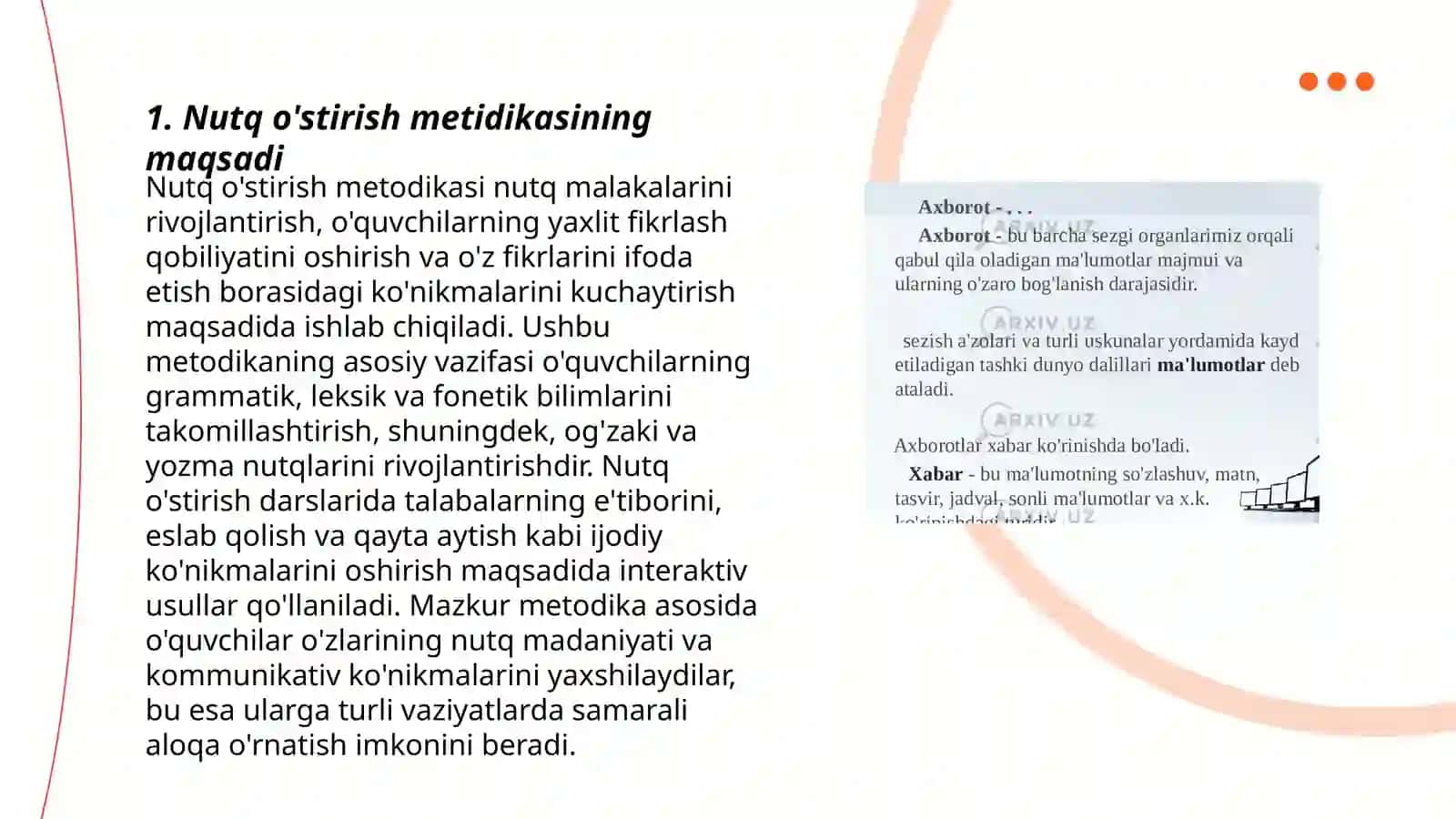 Nutq o'stirish metidikasi 3