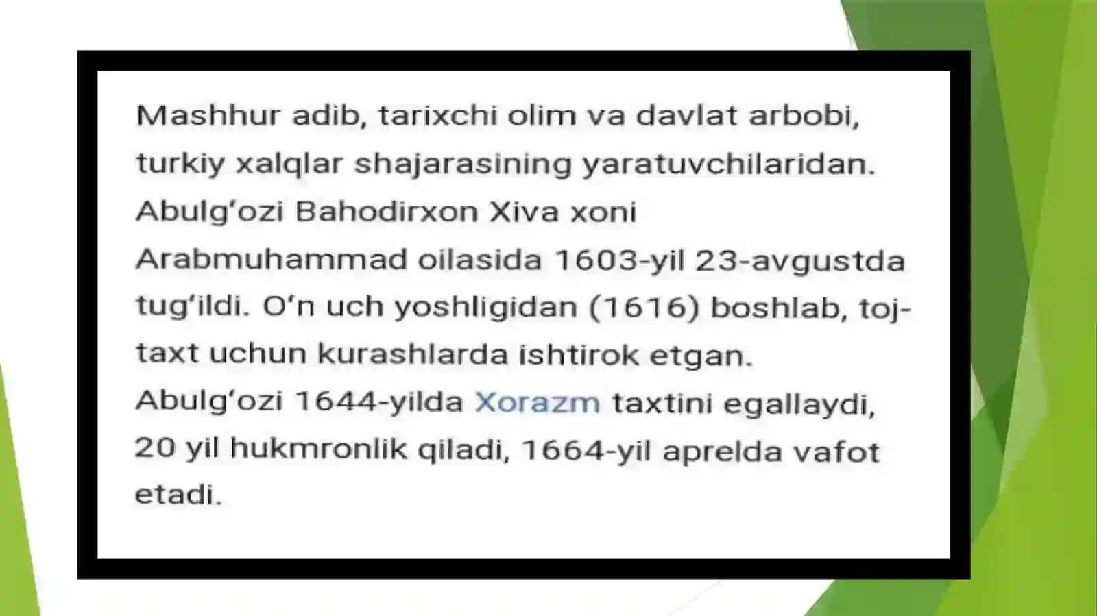 ABULGOZI BAHODIRXONNING “SHAJARAI TURK”ASARIDAGI ETNONIMKAR 3