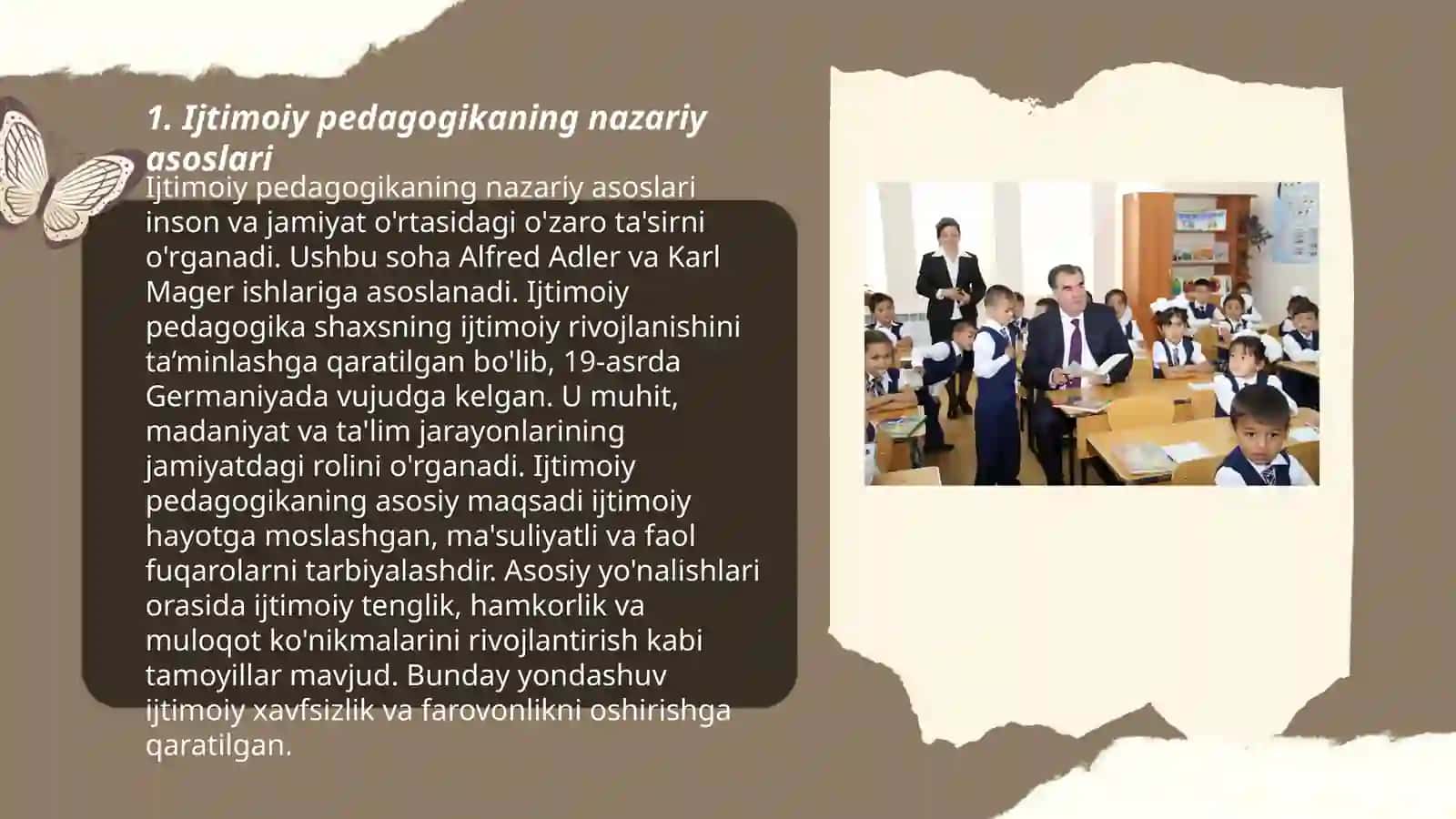 Ijtimoiy pedagogikaning tamoyillari. Ijtimoiy pedagogning kasbiy faoliyati 3