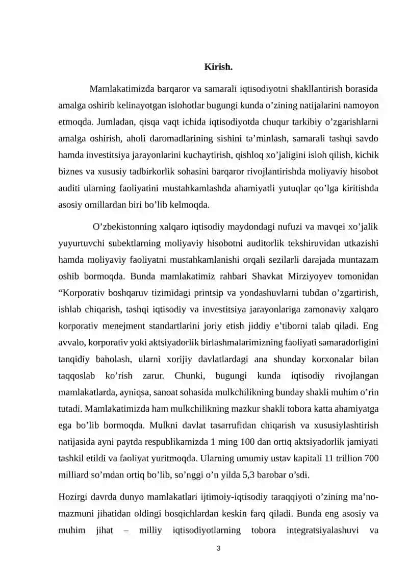 O'zbekiston Respublikasida autidorlik faoliyatini tashkil qilishning huquqiy asoslari 3