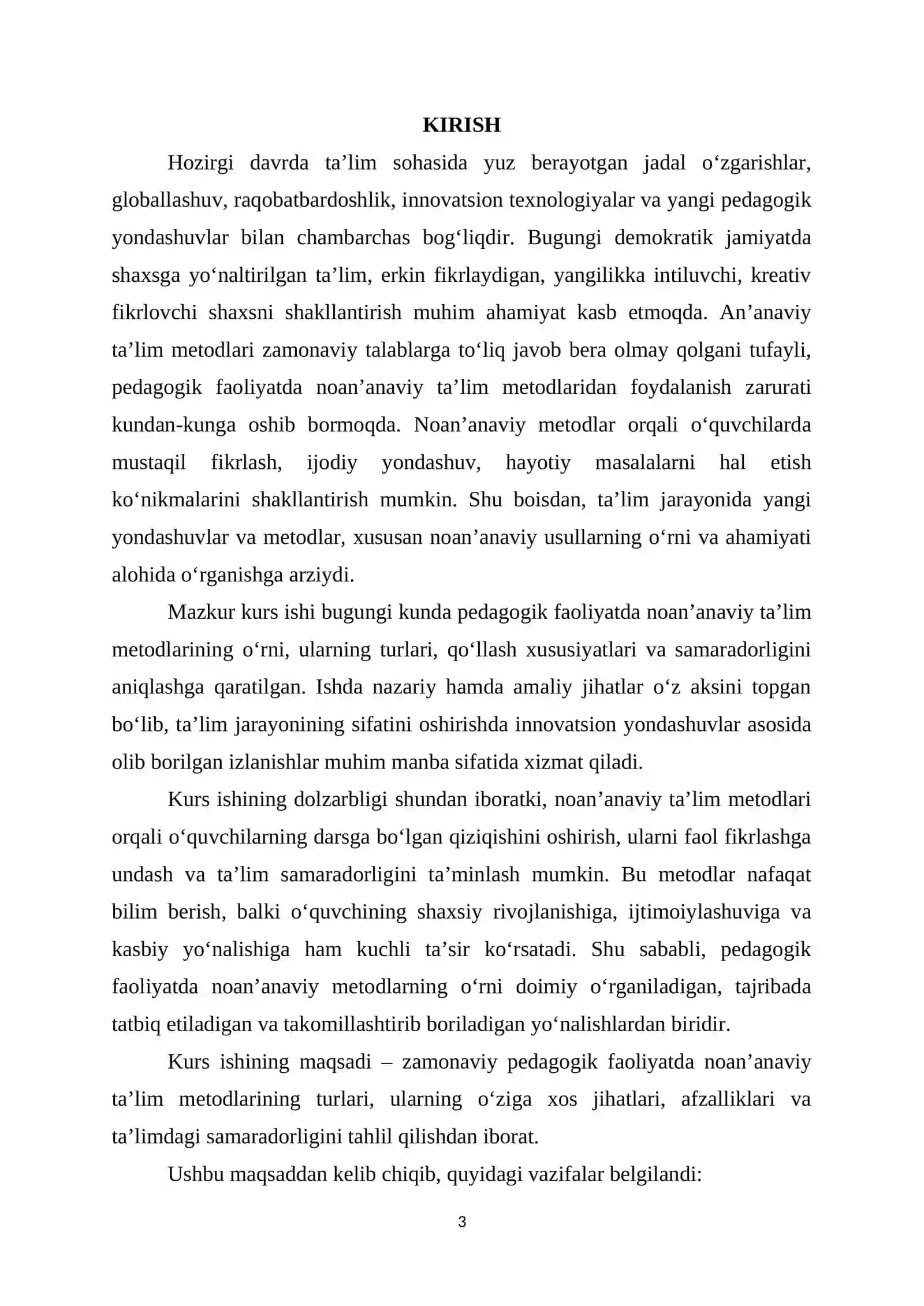 PEDAGOGIK FAOLIYATDA TAʼLIMNING NOʼANANAVIY METODLARI 3