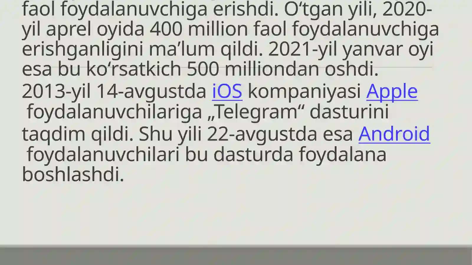 Telegram Tezkor Xabar Almashish Vositasi 3