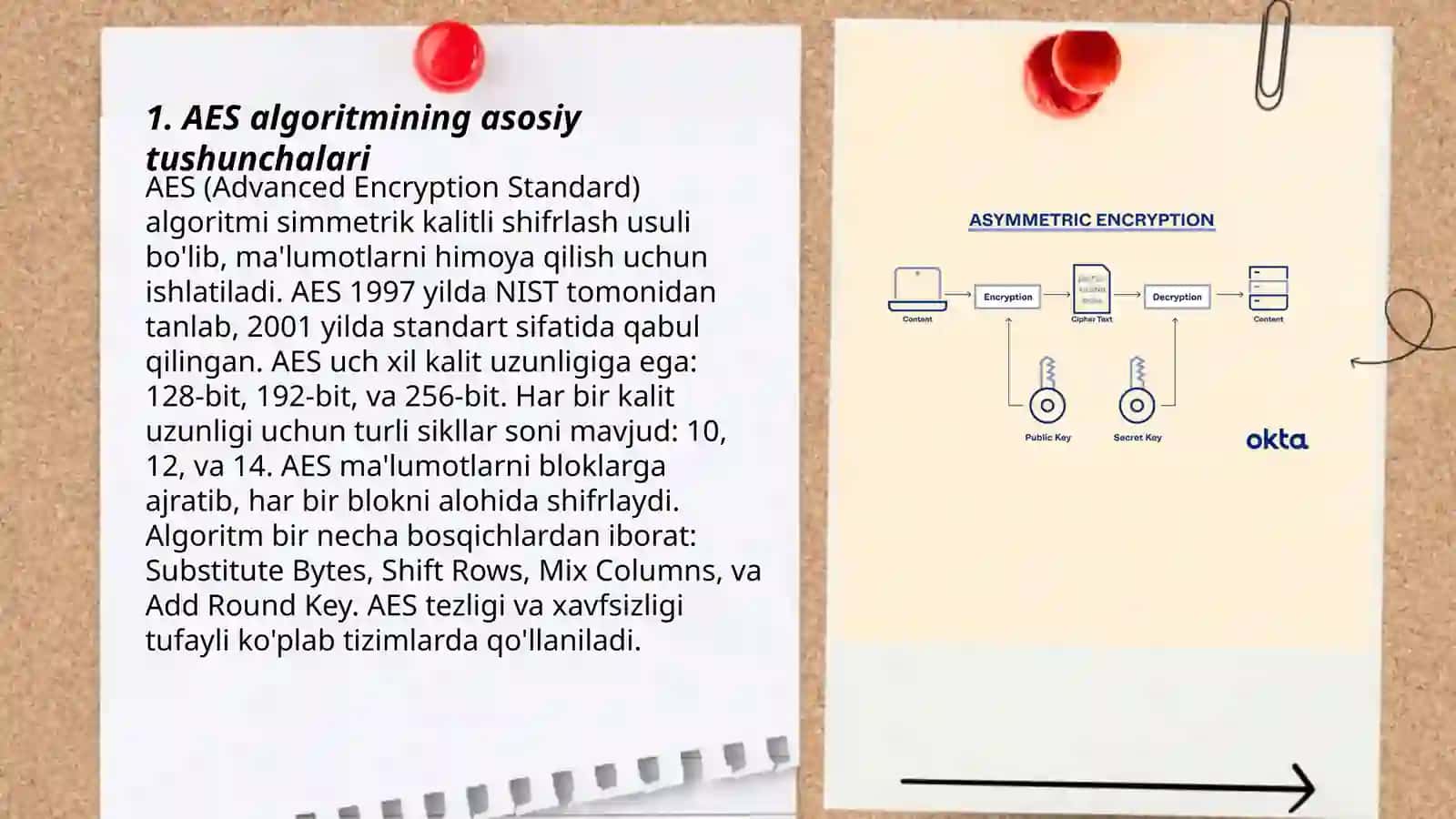 AES blokli shifrlash algoritmini dasturiy ravishda amalga oshirish 3