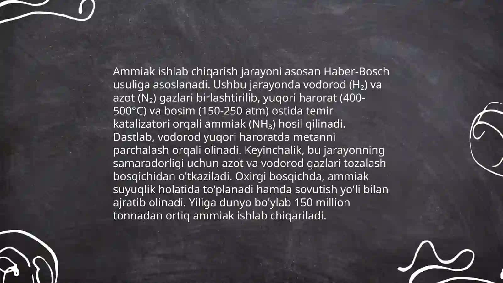 Ammiak ishlab chiqarish 3